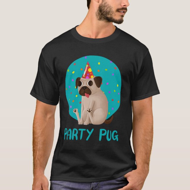 Camiseta fiesta Pug Classic 147 (Anverso)