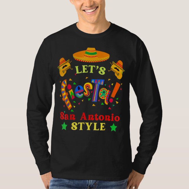 Camiseta Fiesta que bebe Fiesta San Antonio Cinco De M (Anverso)