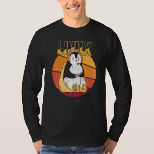 Camiseta Fiesta raíz de Pingüino Gamer Linux Nerd Programad
