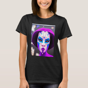 Camiseta Fiesta Rave Psicodélico EDM Trance Club DJ Neon 3