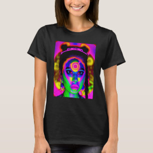 Camiseta Fiesta Rave Psychedelic EDM Trance Club DJ Neon 11