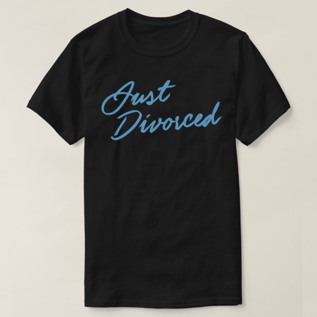 Camiseta Fiesta recién divorciada y graciosa (Diseño del anverso)