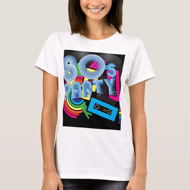 Camiseta Fiesta retro 80 (Anverso)