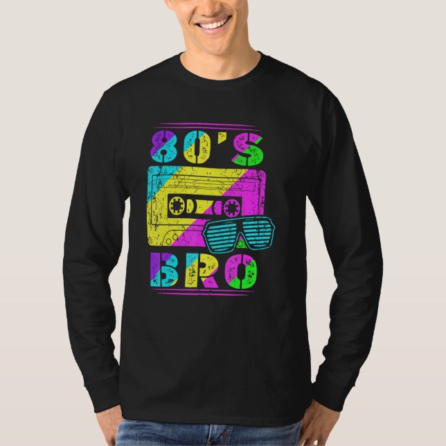 Camiseta fiesta Retro Cinta Bro 80 Dj Fiesta Goer (Anverso)