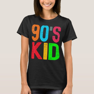 Camiseta fiesta retro infantil de 90