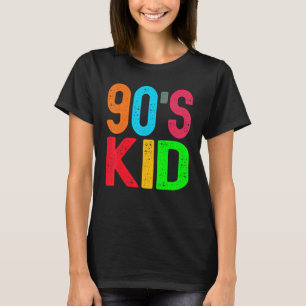 Camiseta fiesta retro infantil de 90
