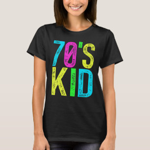 Camiseta fiesta retro infantil de los años 70