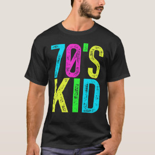 Camiseta fiesta retro infantil de los años 70