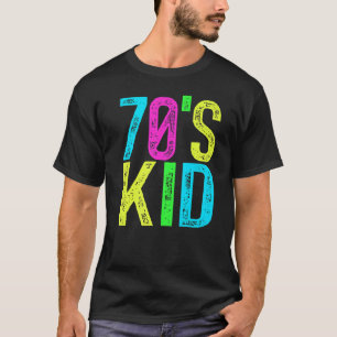 Camiseta fiesta retro infantil de los años 70