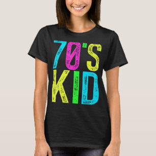 Camiseta fiesta retro infantil de los años 70