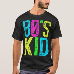 Camiseta fiesta retro infantil de los años 80