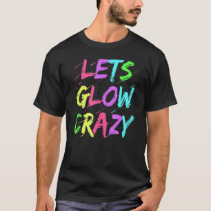 Camiseta Fiesta Retro Neon de los 80 Rave Color F Vamos a B