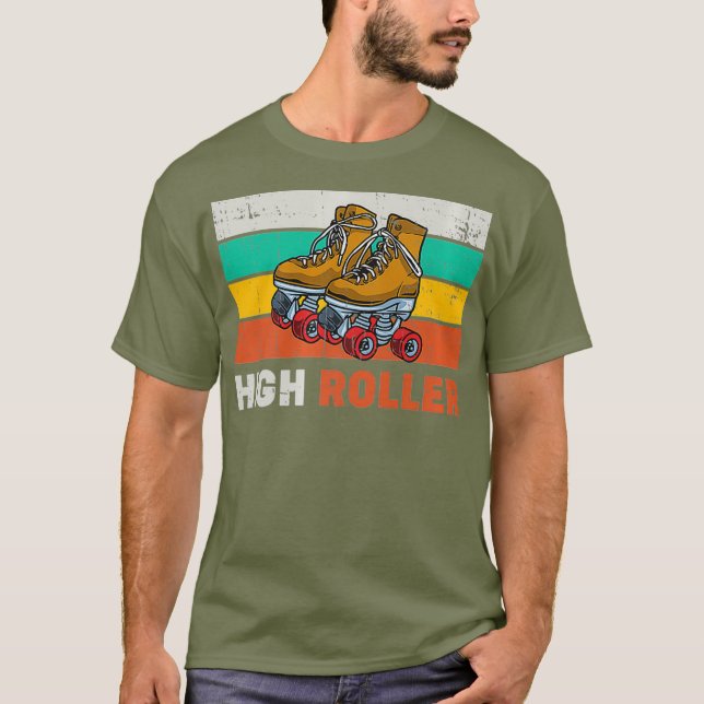 Camiseta Fiesta Retro Roller Disco Retro de Guay de 70 y 80 (Anverso)