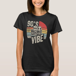 Camiseta Fiesta retro vintage de los años 90 Vibe 1990