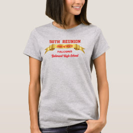 Camiseta ¡Fiesta! Reunión de clase número 50 personalizada