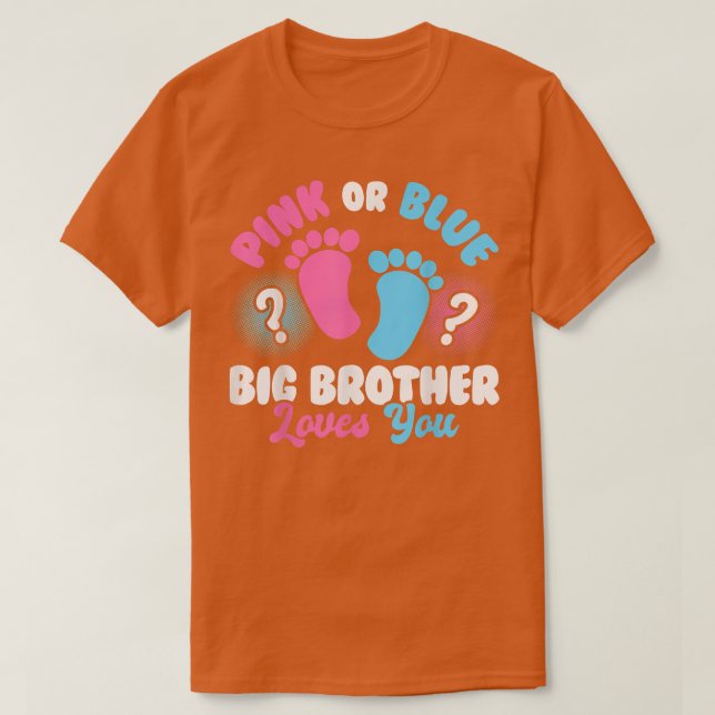 Camiseta Fiesta Rosa O Gran Hermano Azul (Diseño del anverso)