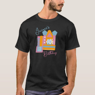 Camiseta Fiesta Saltarina Inflables Coloridos Cumpleaños