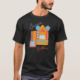 Camiseta Fiesta Saltarina Inflables Coloridos Cumpleaños