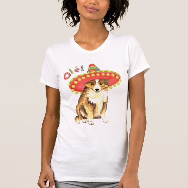 Camiseta Fiesta Sheltie (Anverso)