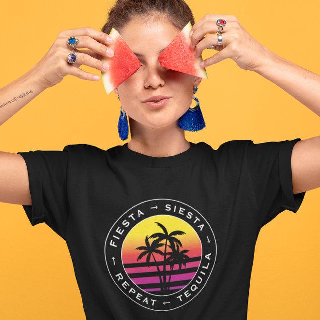 Camiseta Fiesta Siesta Tequila Repetir Despedida de Soltera (Subido por el creador)