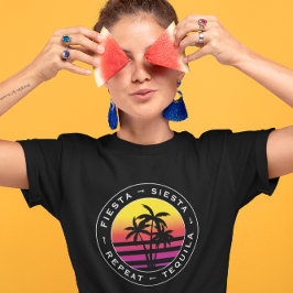 Camiseta Fiesta Siesta Tequila Repetir la Fiesta de Bachelo