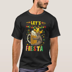 Camiseta Fiesta Sloth Beer Cinco De Drinko