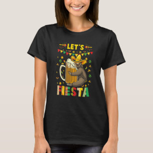 Camiseta Fiesta Sloth Beer Cinco De Drinko