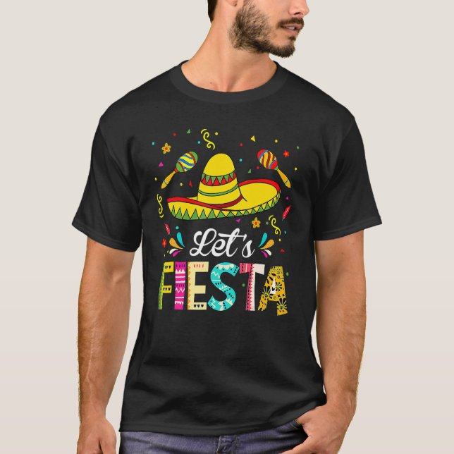 Camiseta Fiesta Sombrero Cinco de Mayo 5 De Mayo Par (Anverso)