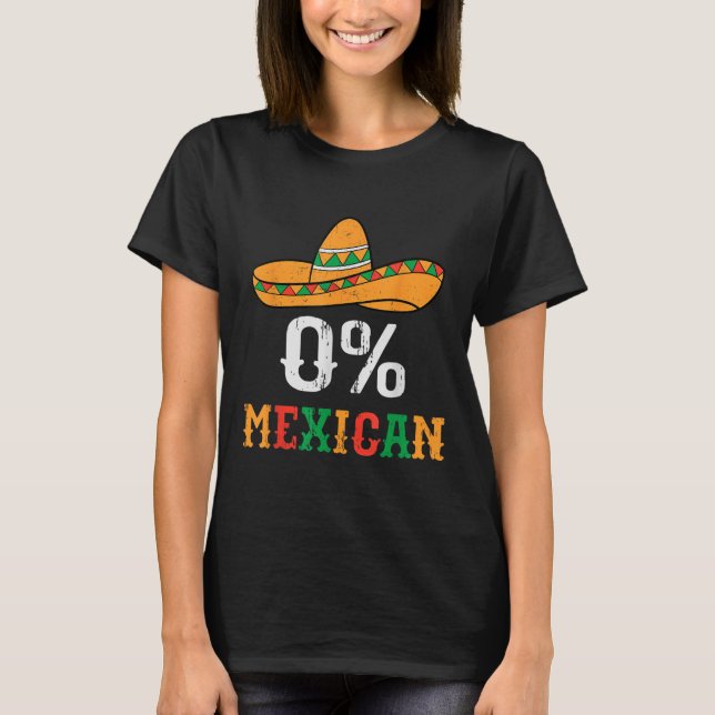 Camiseta Fiesta Sombrero de Cinco De Mayo (Anverso)