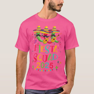 Camiseta Fiesta Squad 2025 Cinco De Mayo Fiesta Sombrero Ch