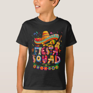 Camiseta Fiesta Squad Cinco De Mayo Fiesta Mexican