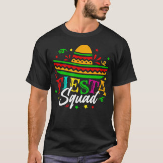 Camiseta Fiesta Squad Cinco De Mayo Mexican