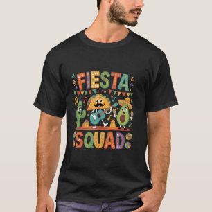 Camiseta Fiesta Squad Fiesta Mexicana 5 De Mayo Divertido C