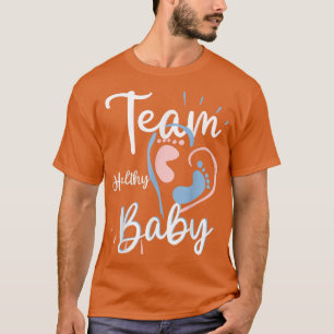 Camiseta Fiesta Suministra al equipo Sano del Bebé Revelaci