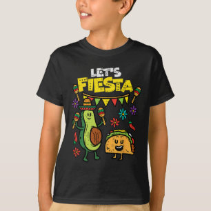 Camiseta Fiesta Taco Aguacate Funny Cinco De Mayo Mexicano
