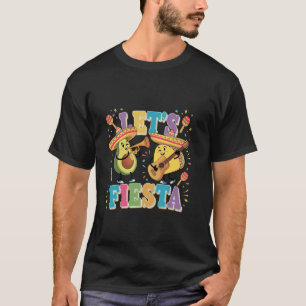 Camiseta Fiesta Taco Aguacate Funny Cinco De Mayo Mexicano