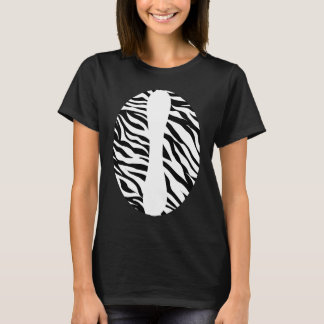 Camiseta Fiesta temática de la jungla con estampado de cebr