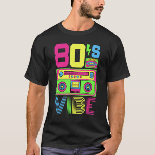 Camiseta Fiesta temática de moda de los años 80 Vibe 1980