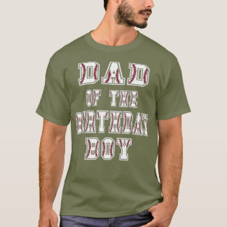 Camiseta Fiesta Temática De Papá De Los Bóvidos De Cumpleañ