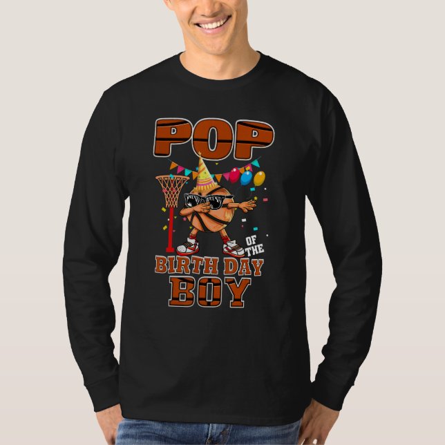 Camiseta Fiesta Temática Del Pop Del Baller De Baloncesto D (Anverso)