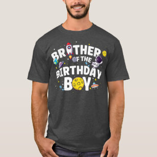 Camiseta Fiesta Temática Espacial Astronauta Hermano Del Bi