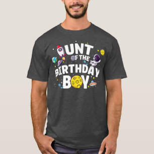 Camiseta Fiesta Temática Espacial Astronauta Tía Del Cumple