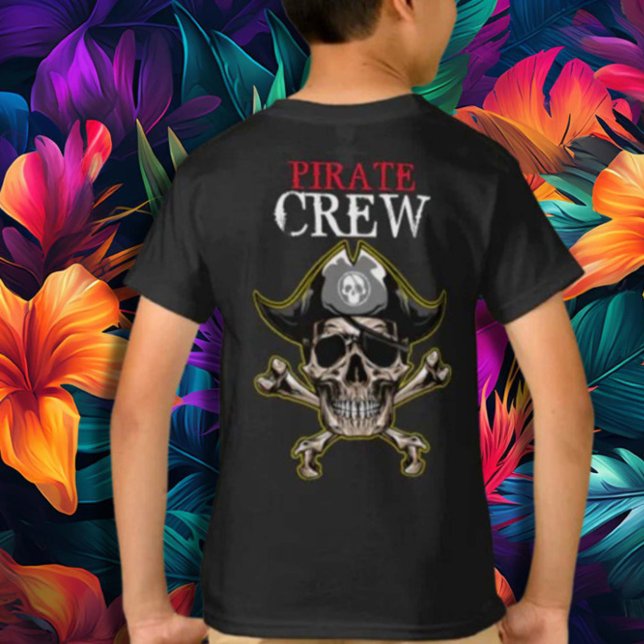 Camiseta Fiesta temática pirata Adulto sKULL Crew2 T-Shirt (Subido por el creador)