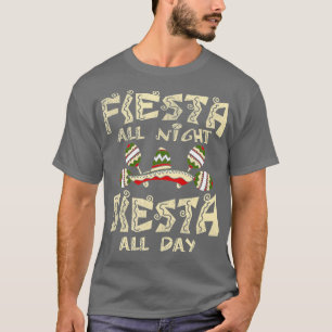 Camiseta Fiesta toda la noche México Cinco de Mayo Funny