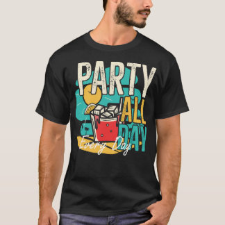 Camiseta Fiesta todo el día todos