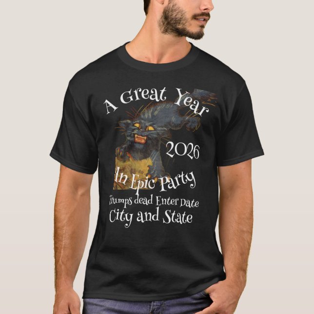 Camiseta Fiesta Trump Patio BBQ Bar Parrilla Fallecido (Anverso)