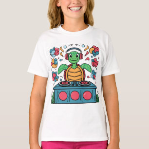 Camiseta Fiesta Turtle: DJ en la playa