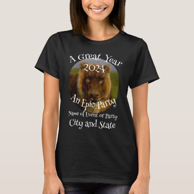 Camiseta Fiesta Un Gran Año Un Epic Fiesta León (Anverso)