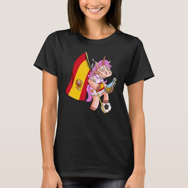 Camiseta Fiesta unicornio de España (Anverso)