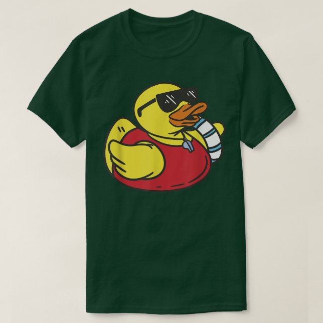 Camiseta Fiesta veraniego del duque del caucho Duck Guay Ru (Diseño del anverso)